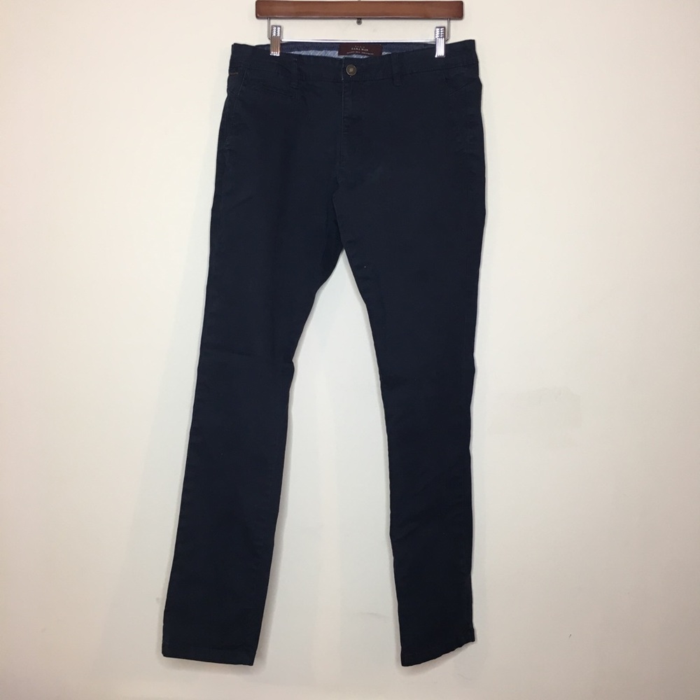 Zara Sz 31 Dark Blue Pants